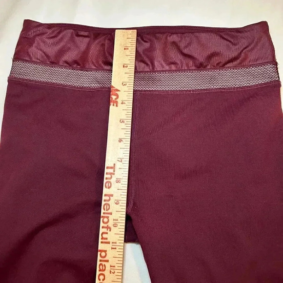 2/$30 Powerhold by Fabletics Medium Burgundy Leggings Yoga Athletic Athleisure - Picture 8 of 9